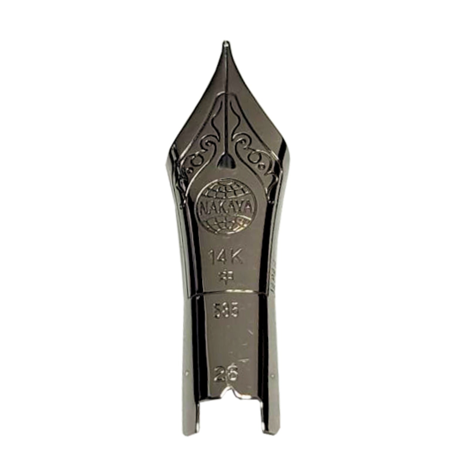 Nakaya 14k Black Ruthenium Single-Tone Standalone Nib