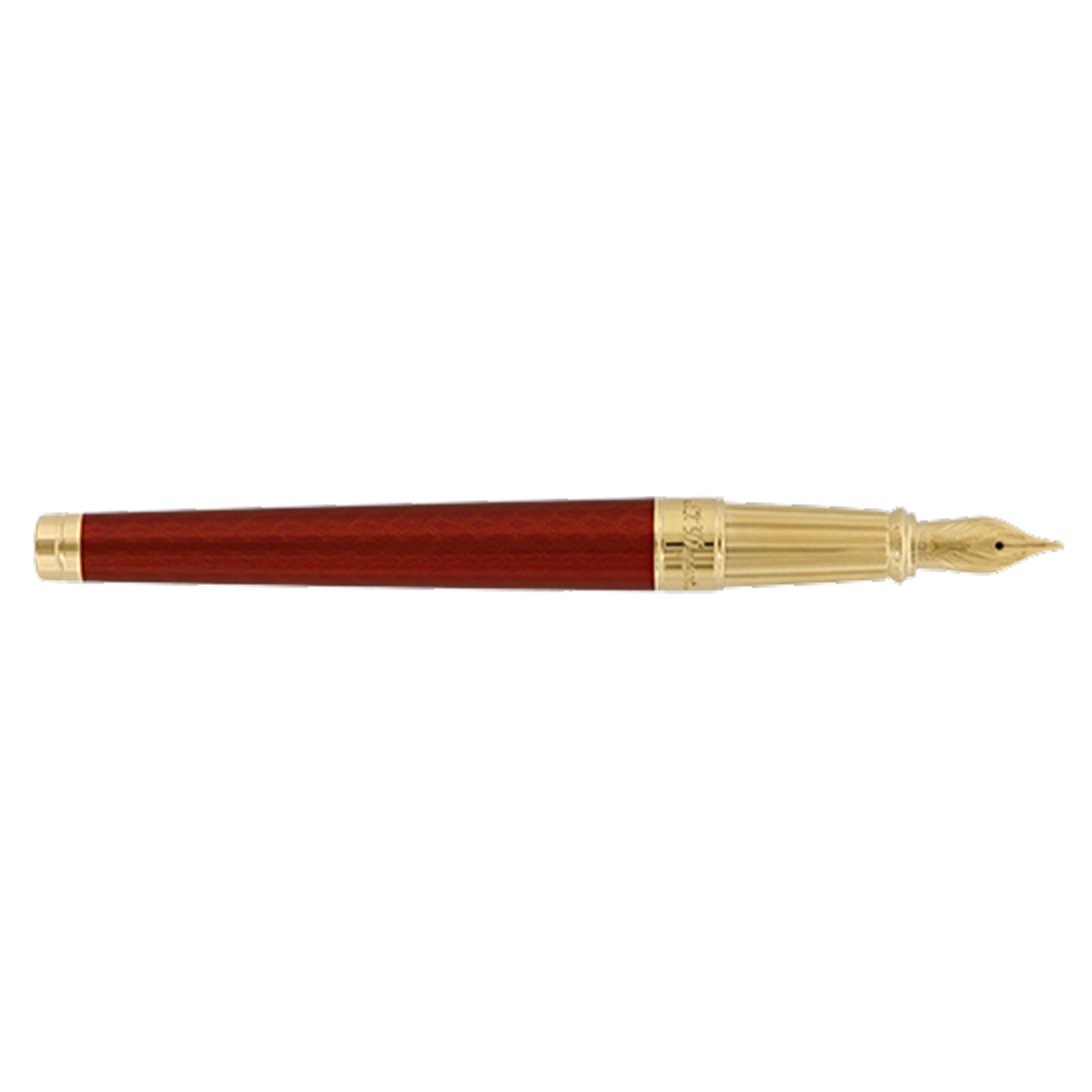 S.T. Dupont Line D Eternity Burgundy & Gold