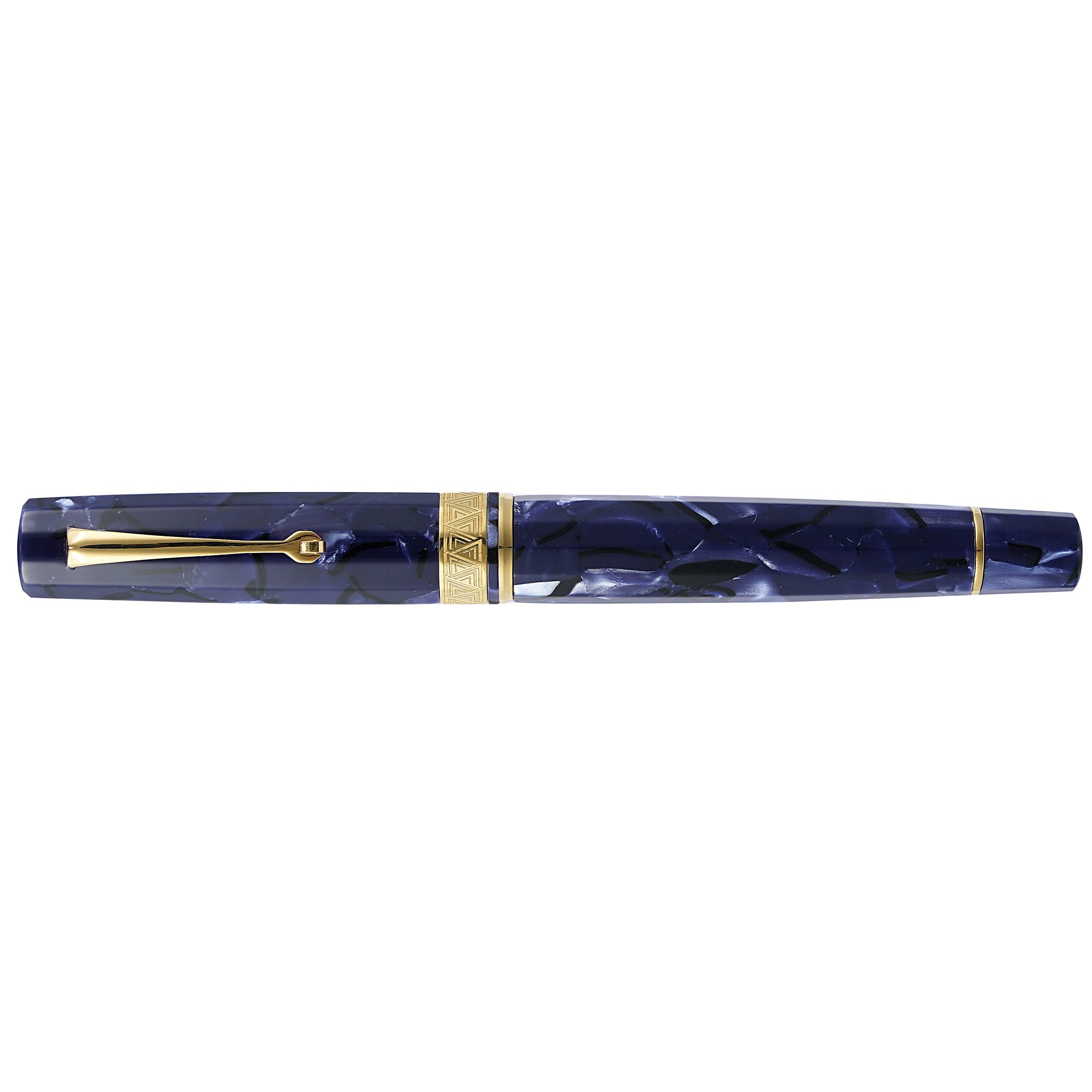 OMAS Paragon Blue Royale Gold Trim - Fountain Pen