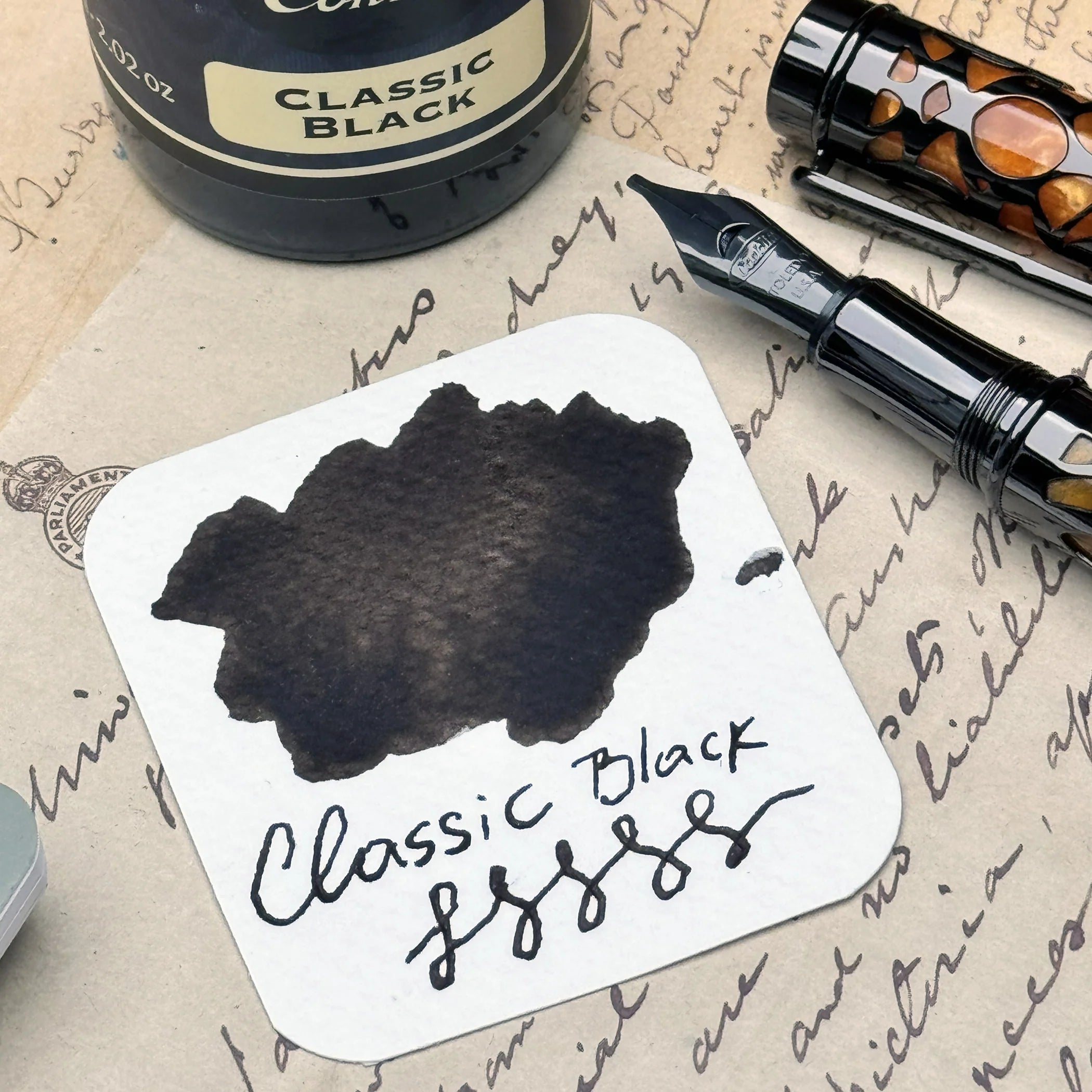 Conklin Bottled Ink - Classic Black (60mL)