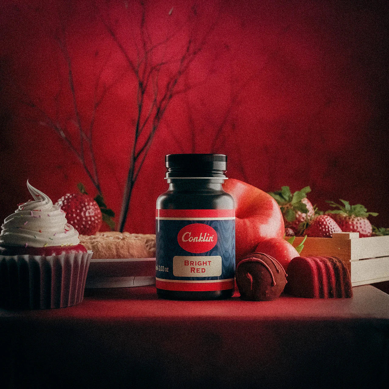 Conklin Bottled Ink - Bright Red (60mL)