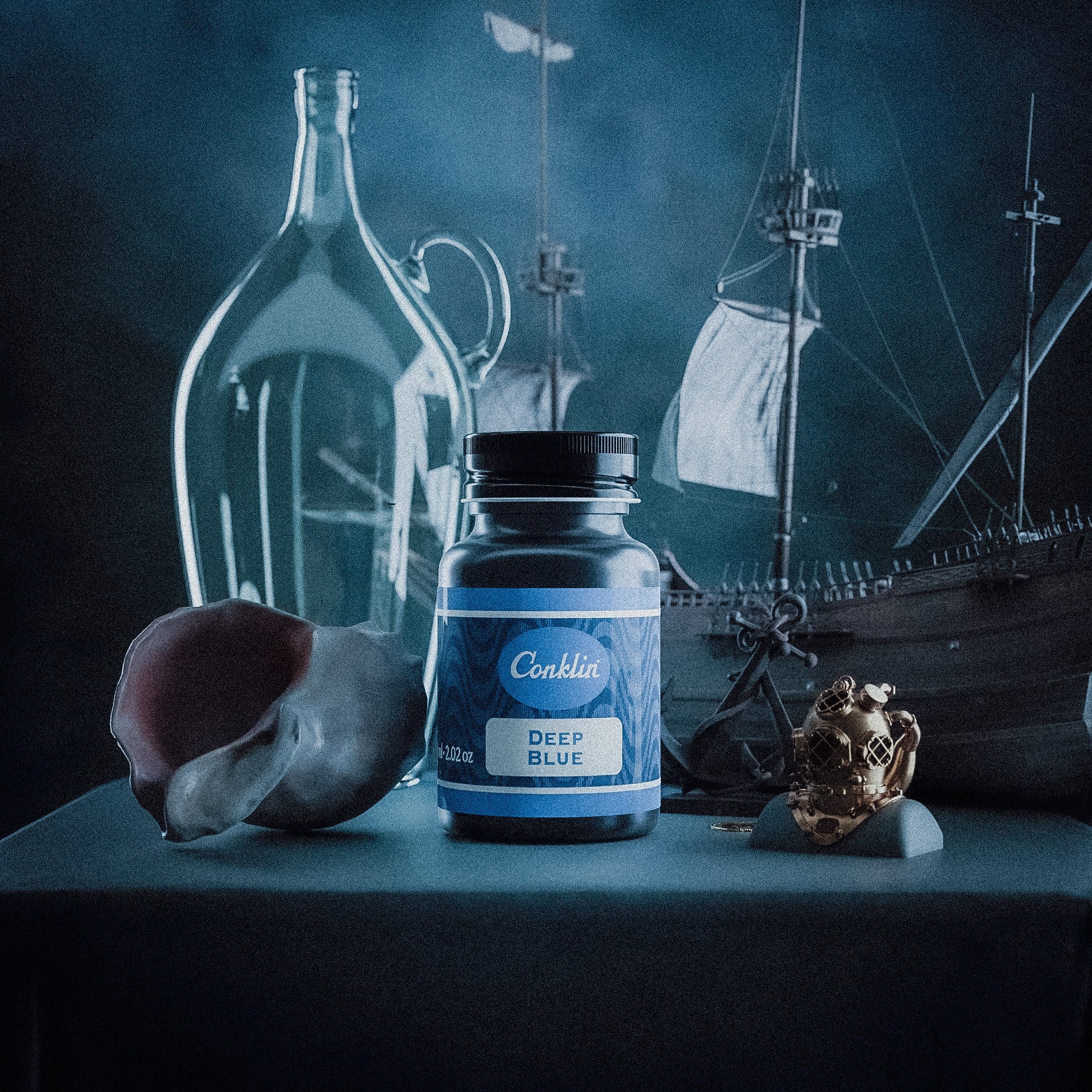 Conklin Bottled Ink - Deep Blue (60mL)