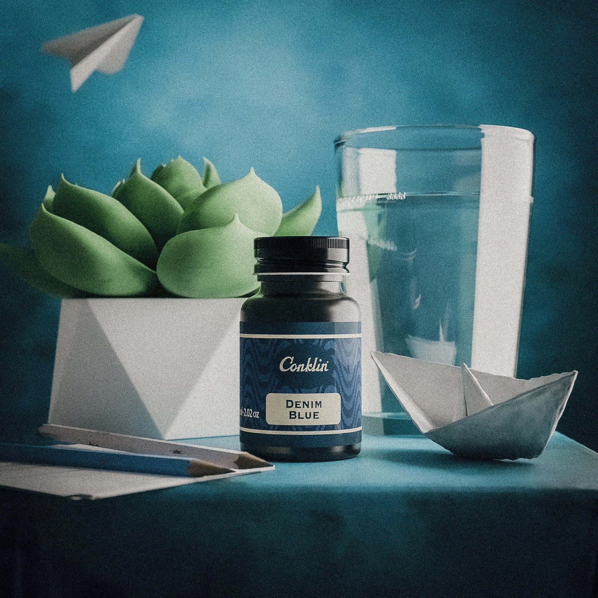Conklin Bottled Ink - Denim Blue (60mL)
