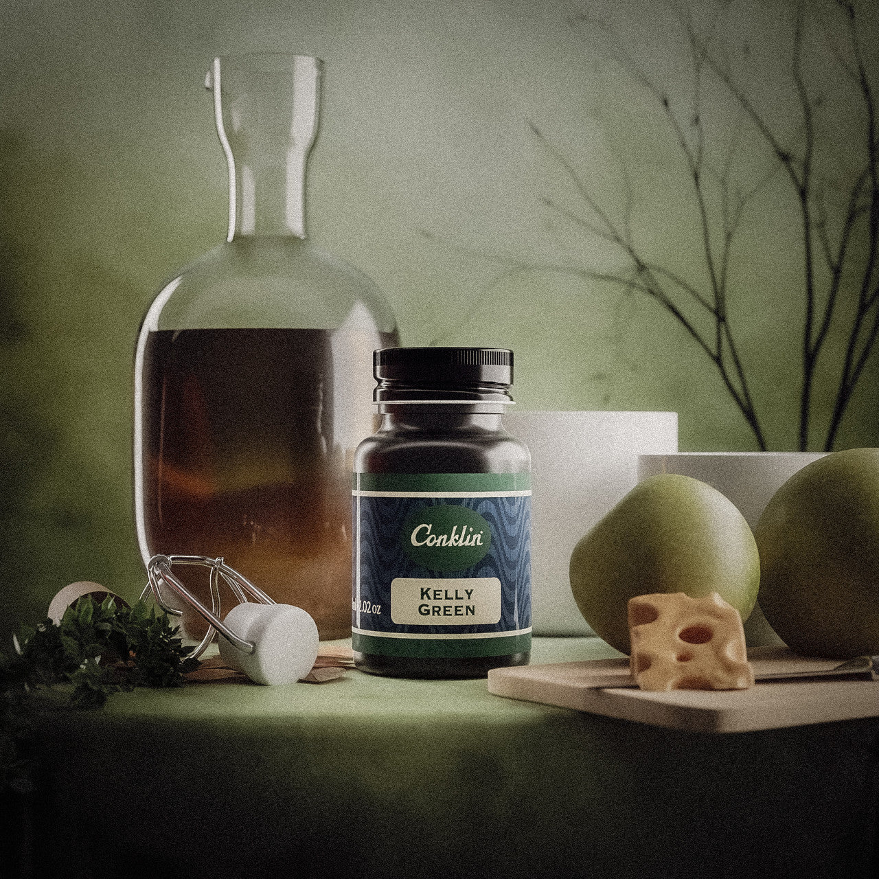 Conklin Bottled Ink - Kelly Green (60mL)