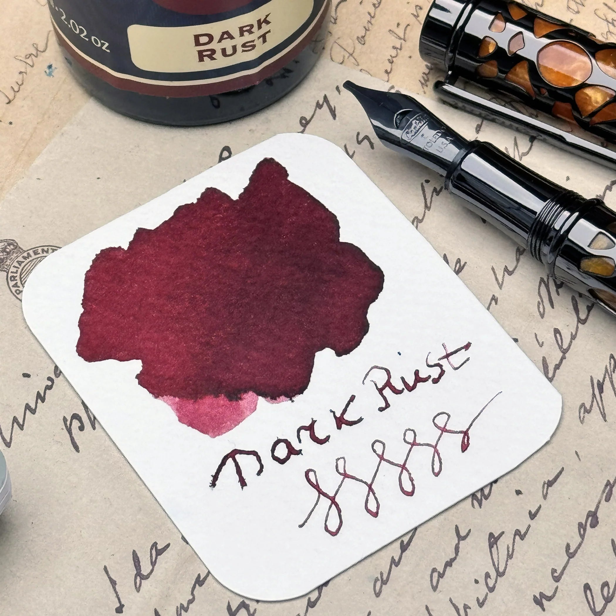 Conklin Bottled Ink - Dark Rust (60mL)