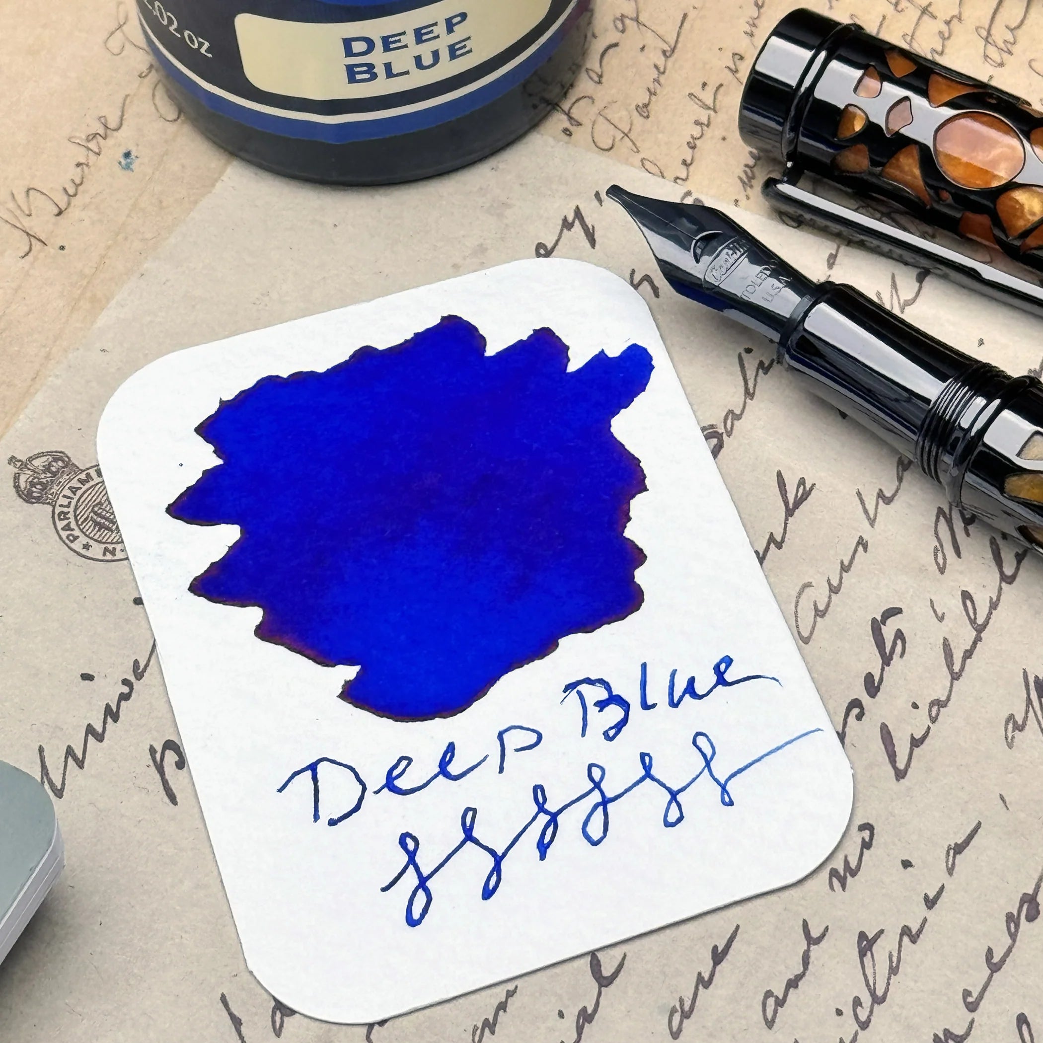 Conklin Bottled Ink - Deep Blue (60mL)