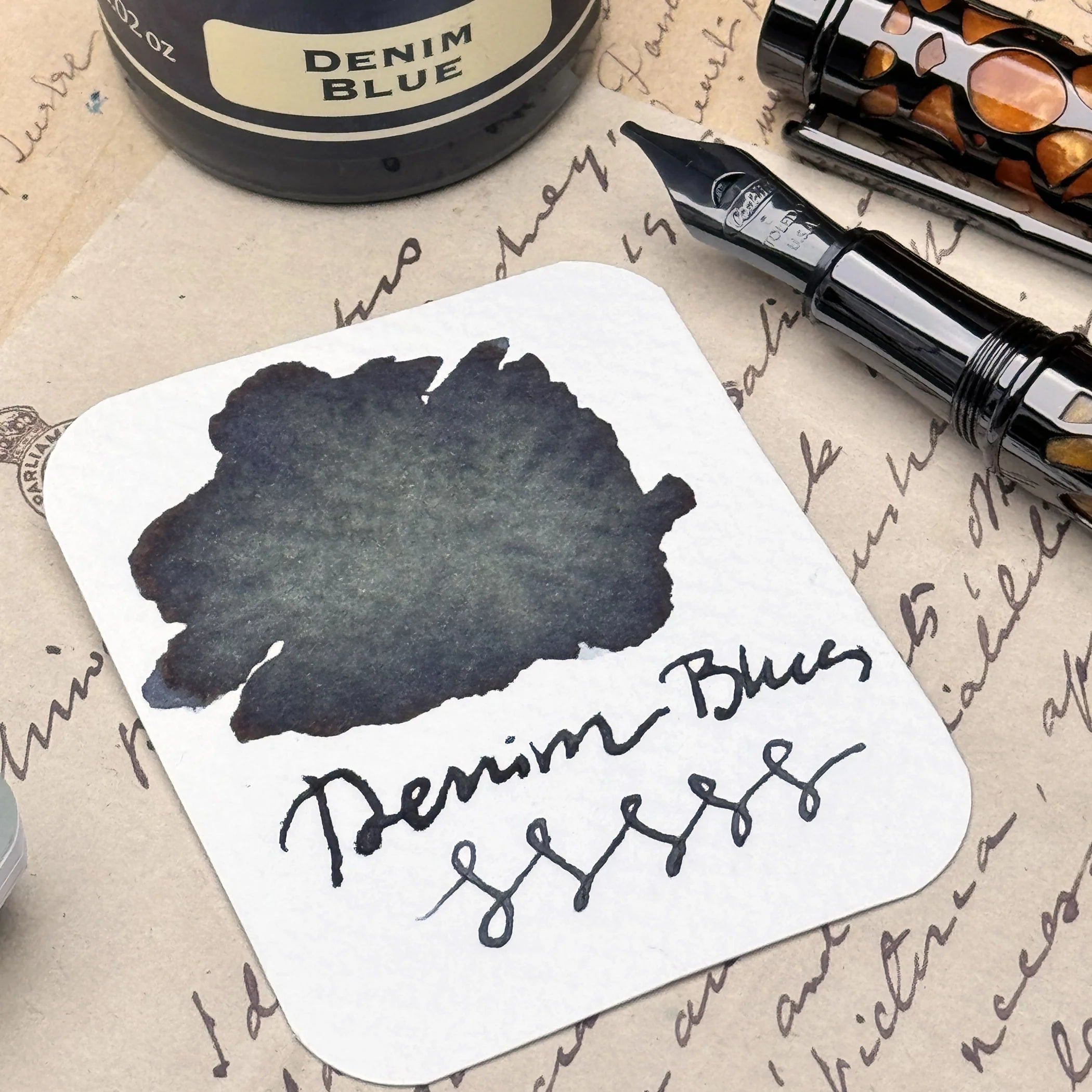 Conklin Bottled Ink - Denim Blue (60mL)