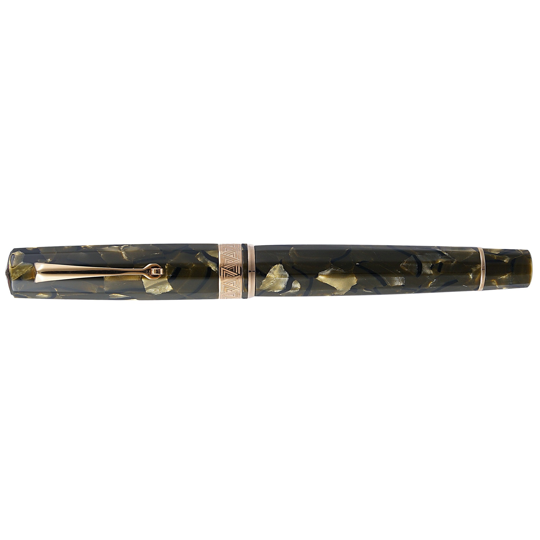 OMAS Paragon Saft Green Rose Gold Trim - Fountain Pen
