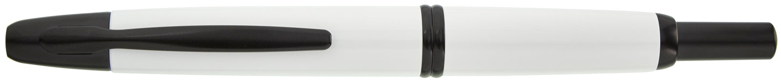 Pilot Vanishing Point White Black Matte - nibs.com