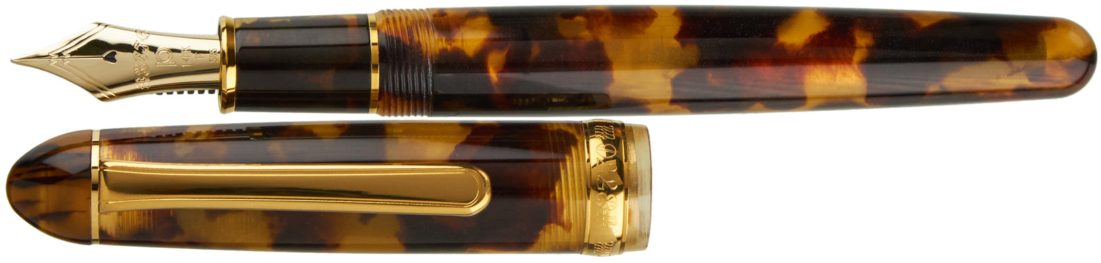 Platinum Celluloid Tortoise - nibs.com