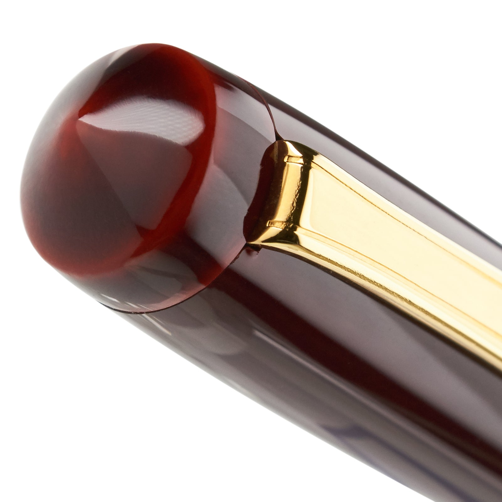 Nakaya Naka-ai Writer Ballpen Aka-tamenuri Gold - nibs.com
