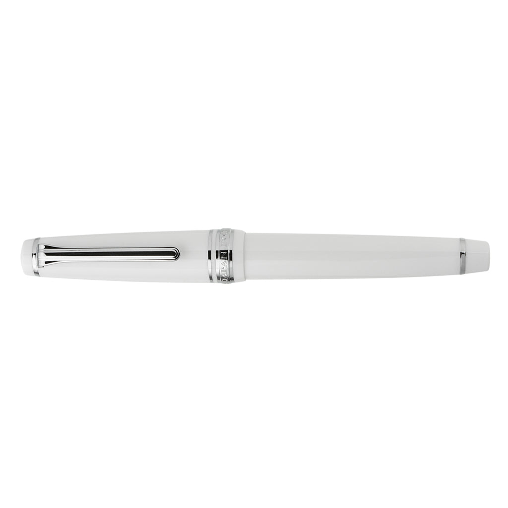 Sailor Pro Gear Slim White Silver - nibs.com