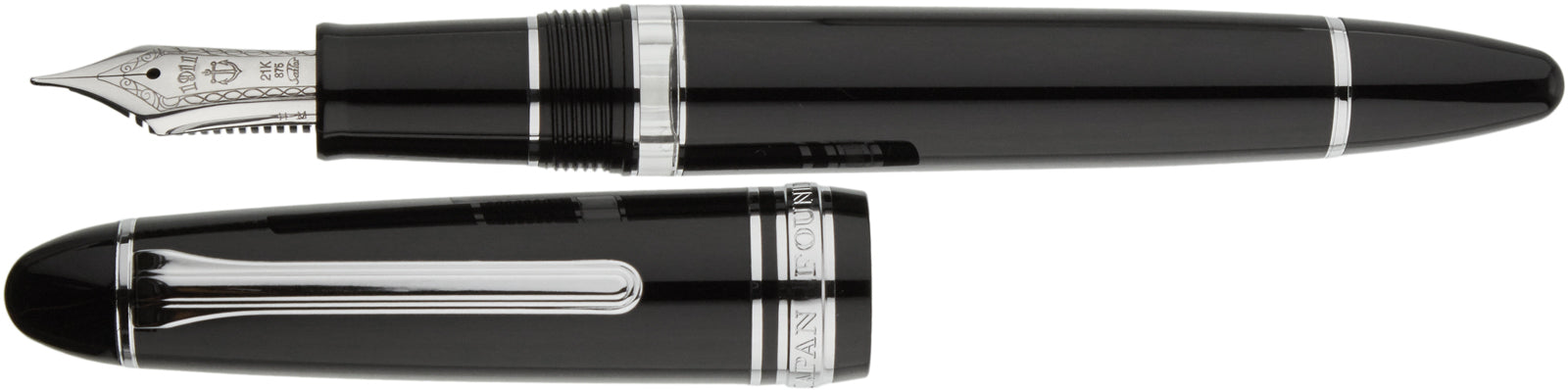 Sailor 1911 Full-Size Realo Black Silver - nibs.com
