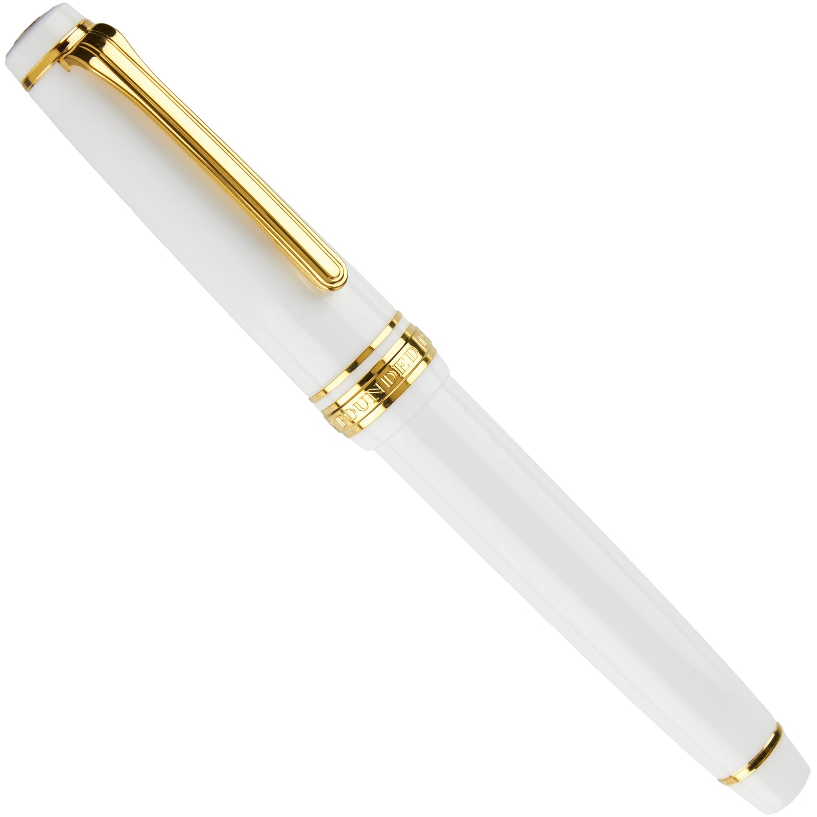 Sailor Pro Gear Slim White Gold - nibs.com