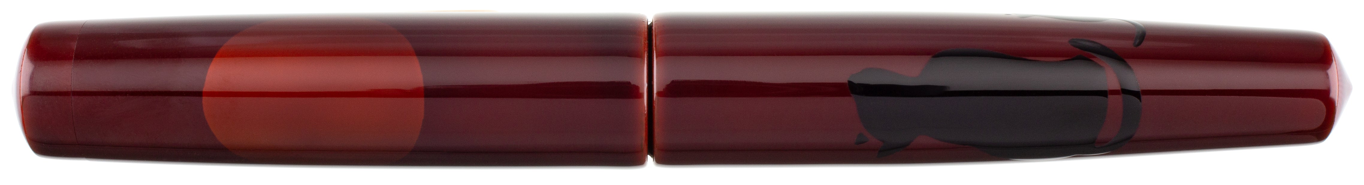 Nakaya Piccolo Writer Enjoying The Moon Cat - nibs.com