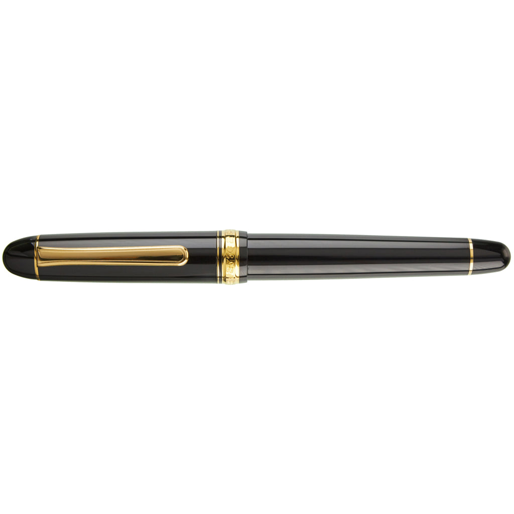Platinum 3776 Century Black Gold Music Pen - nibs.com