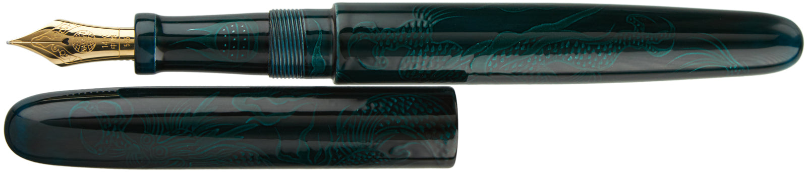 Nakaya Long Cigar Ascending Dragon Ao-tamenuri - nibs.com