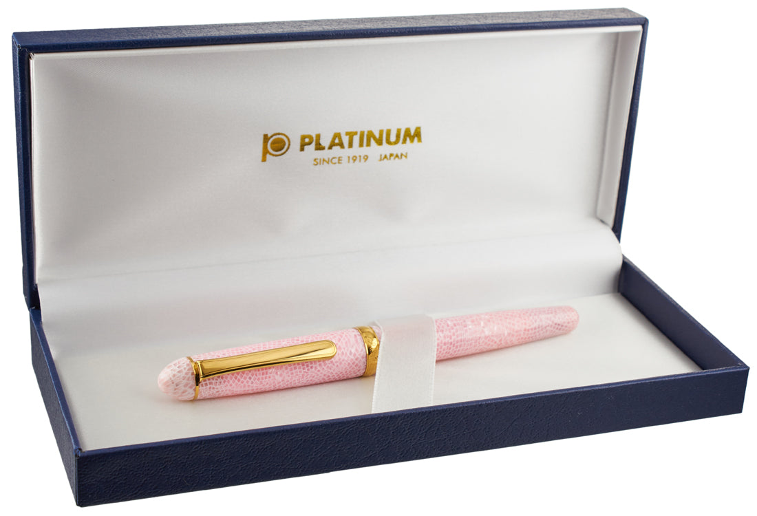 Platinum Celluloid Cherry Blossom - nibs.com