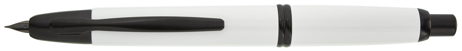 Pilot Vanishing Point White Black Matte - nibs.com