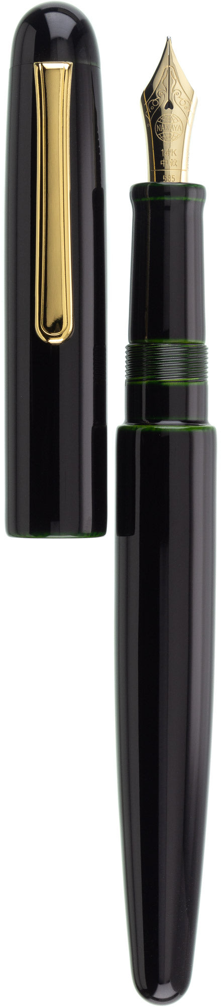 Nakaya Long Writer Midori-tamenuri - nibs.com