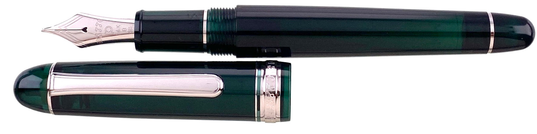 Platinum 3776 Century Laurel Green Rhodium - nibs.com