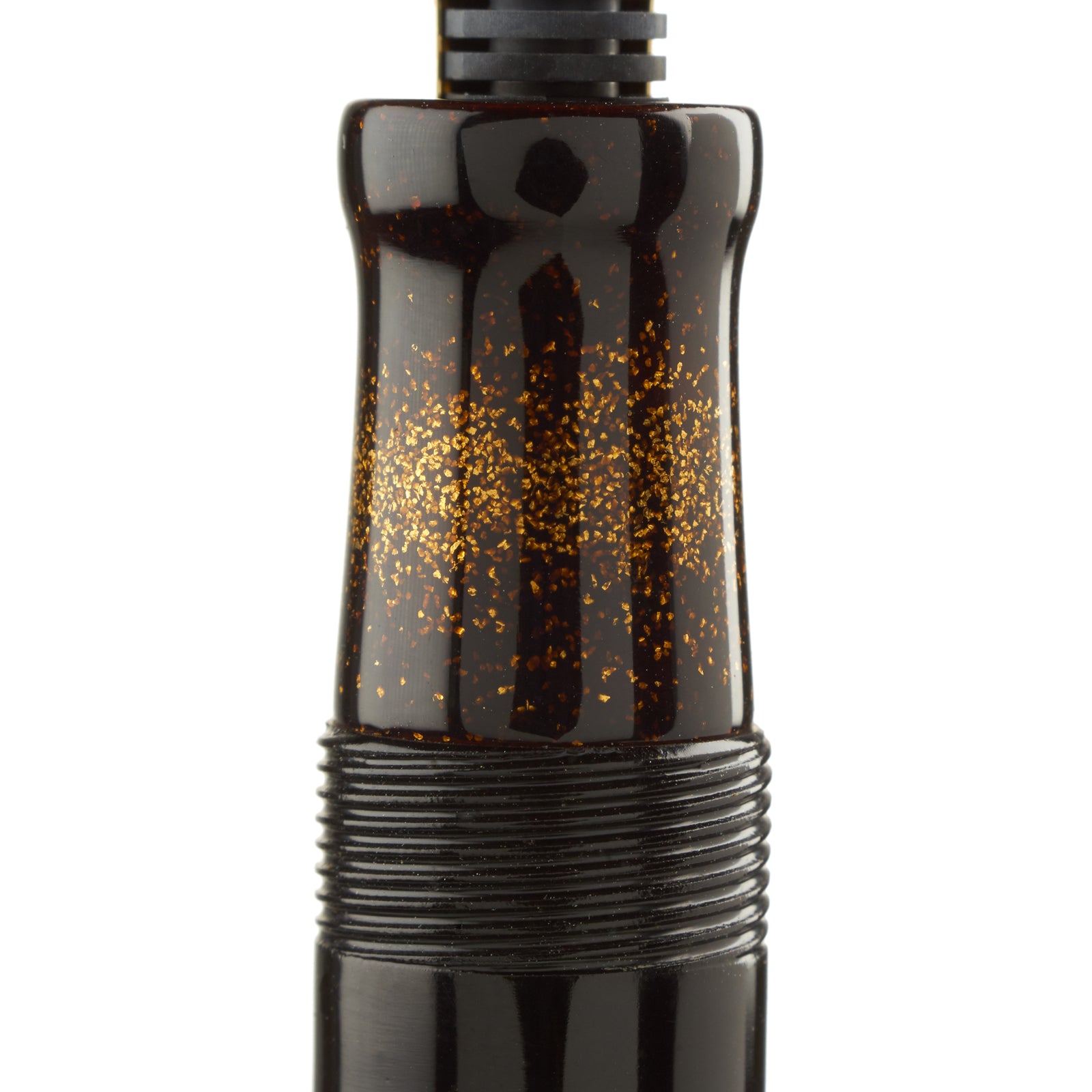 Nakaya Portable Cigar Lotus Maki-e Kuro-tamenuri - nibs.com