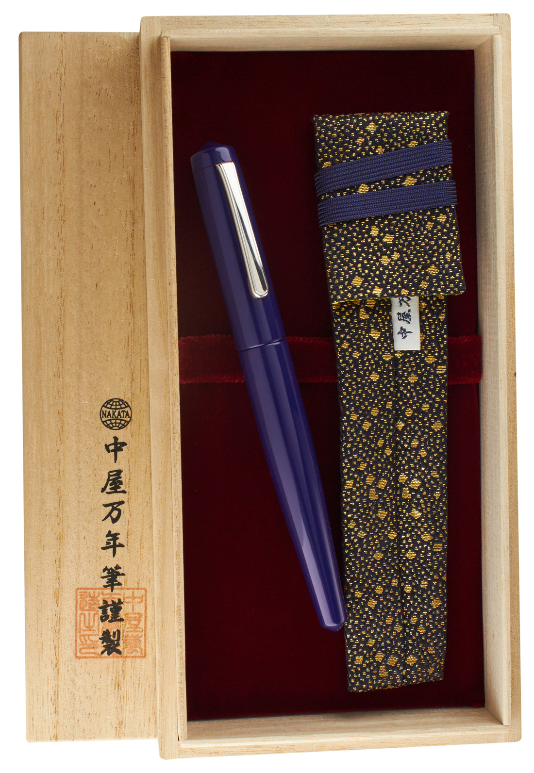 Nakaya Naka-ai Writer Ballpen Shobu Chrome - nibs.com