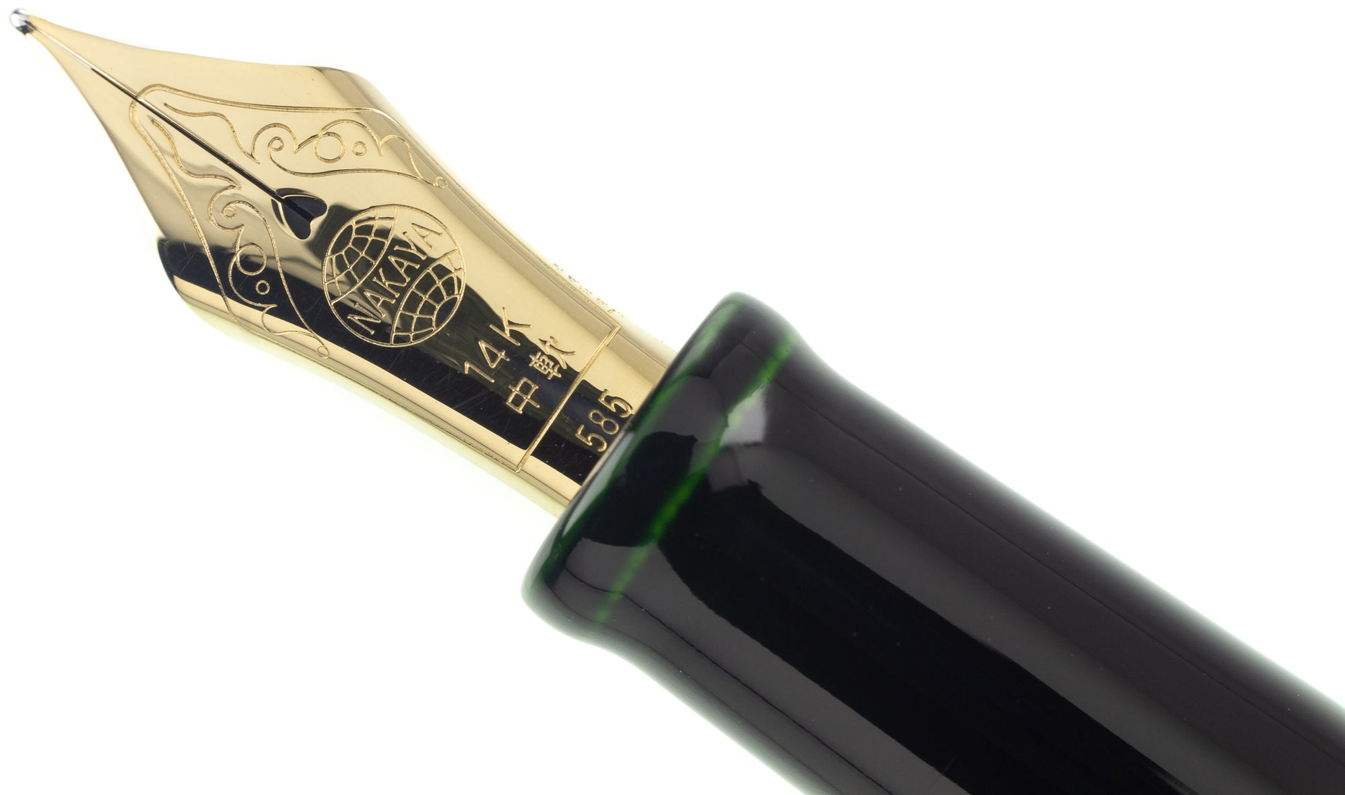 Nakaya Long Writer Midori-tamenuri - nibs.com