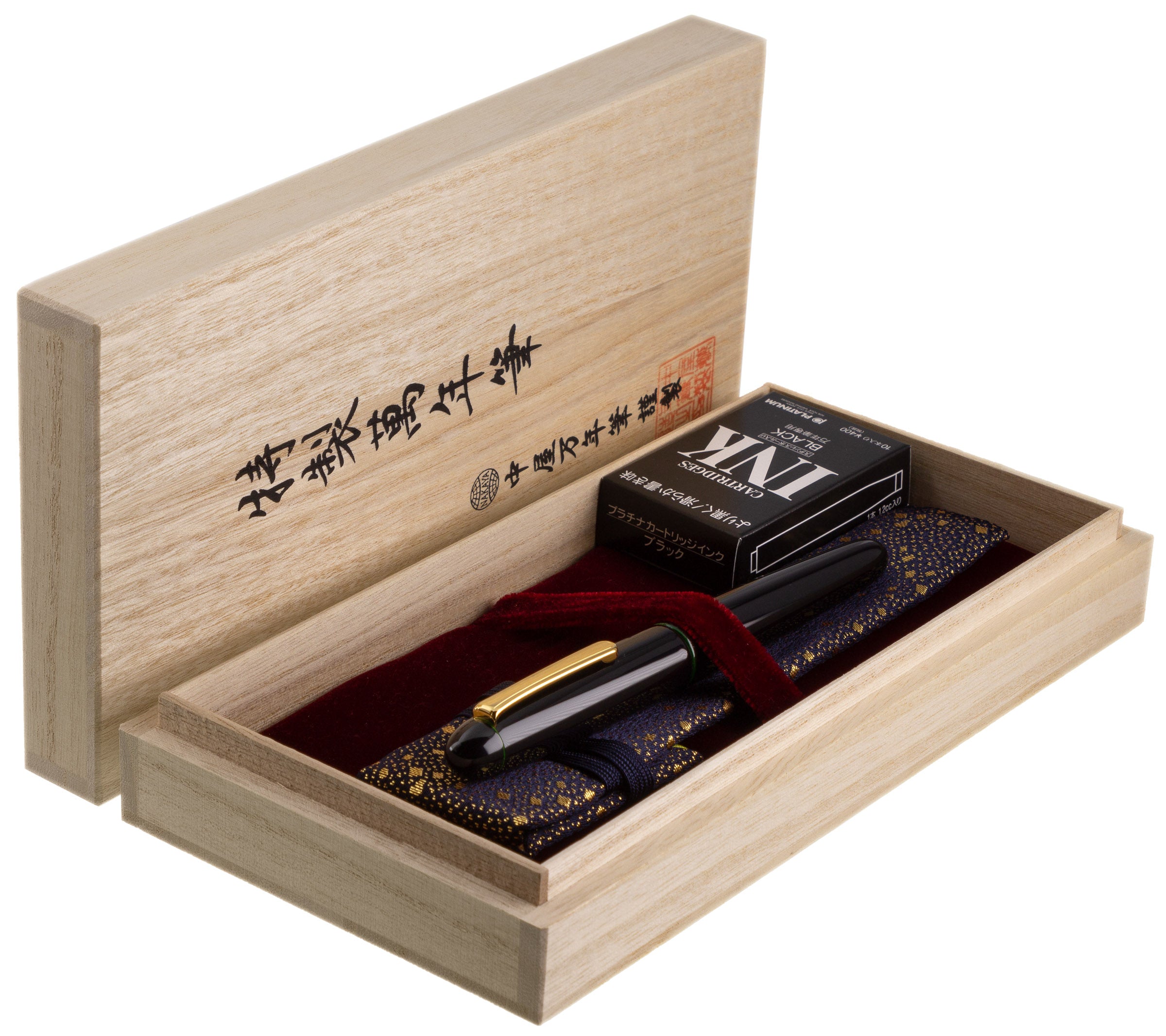 Nakaya Portable Writer Midori-tamenuri - nibs.com