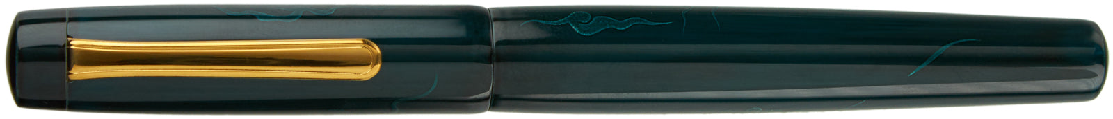 Nakaya Neo Standard Ascending Dragon Ao-tamenuri - nibs.com