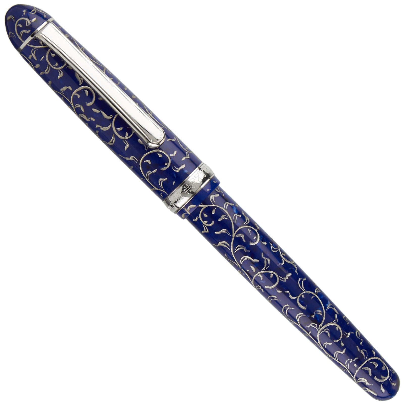 Platinum Celluloid #55 Karakusa Blue - nibs.com