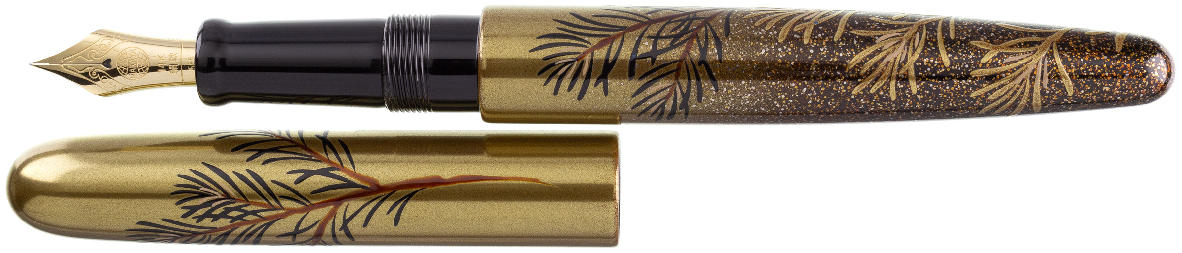 Nakaya Long Cigar Cypress Gold Gradation - nibs.com