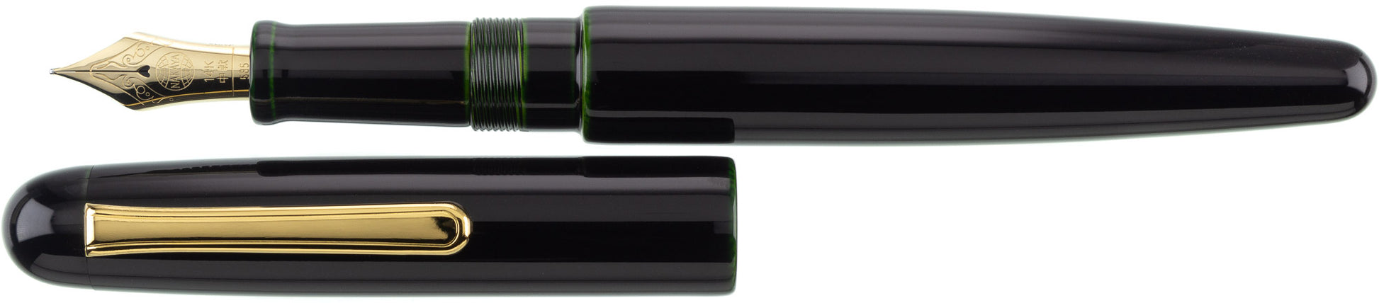 Nakaya Long Writer Midori-tamenuri - nibs.com