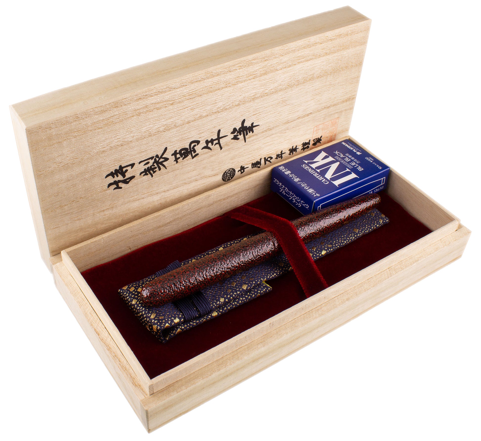 Nakaya Long Cigar Ishime-Kanshitsu Aka-tamenuri - nibs.com