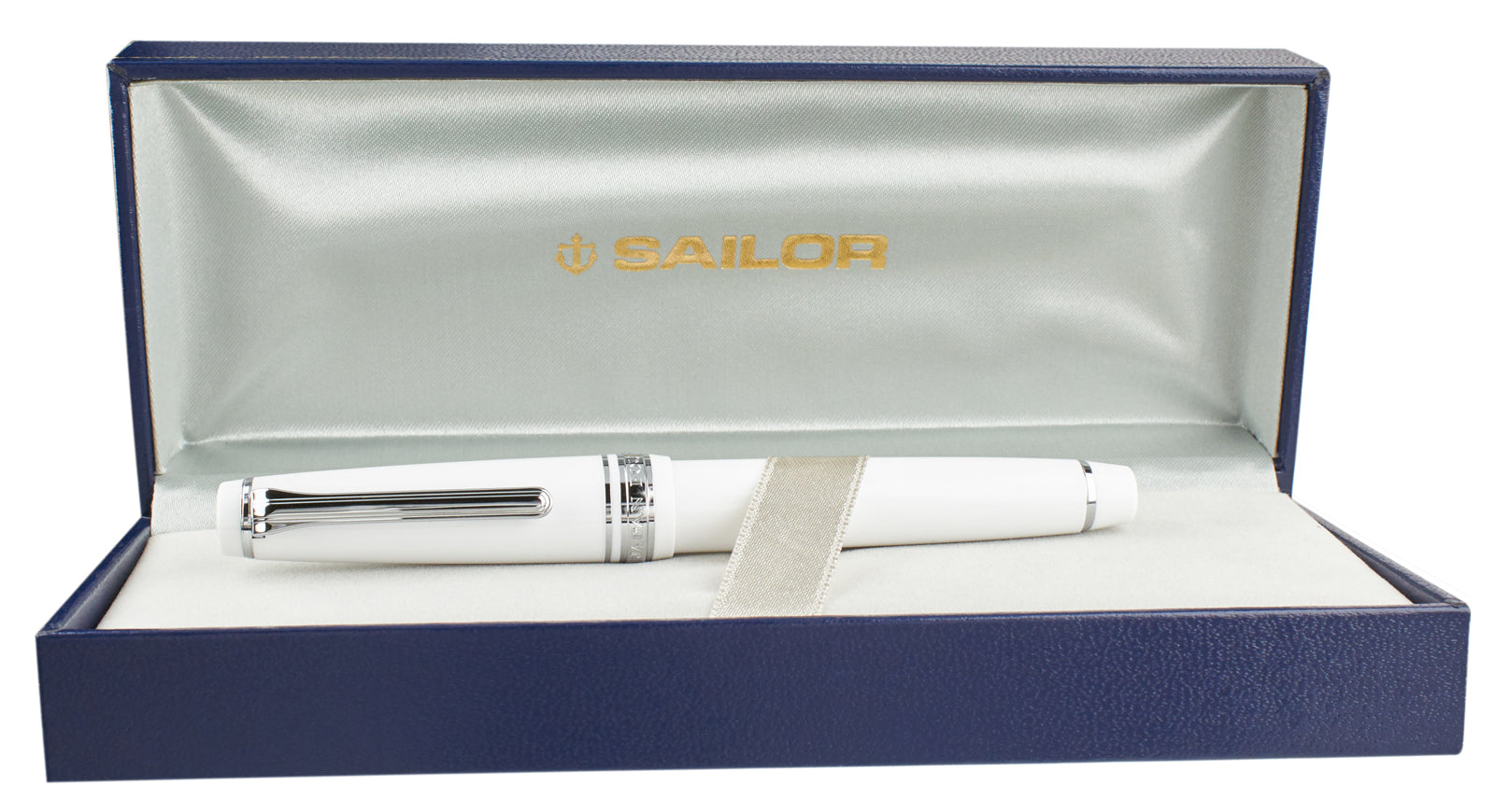 Sailor Pro Gear Slim White Silver - nibs.com