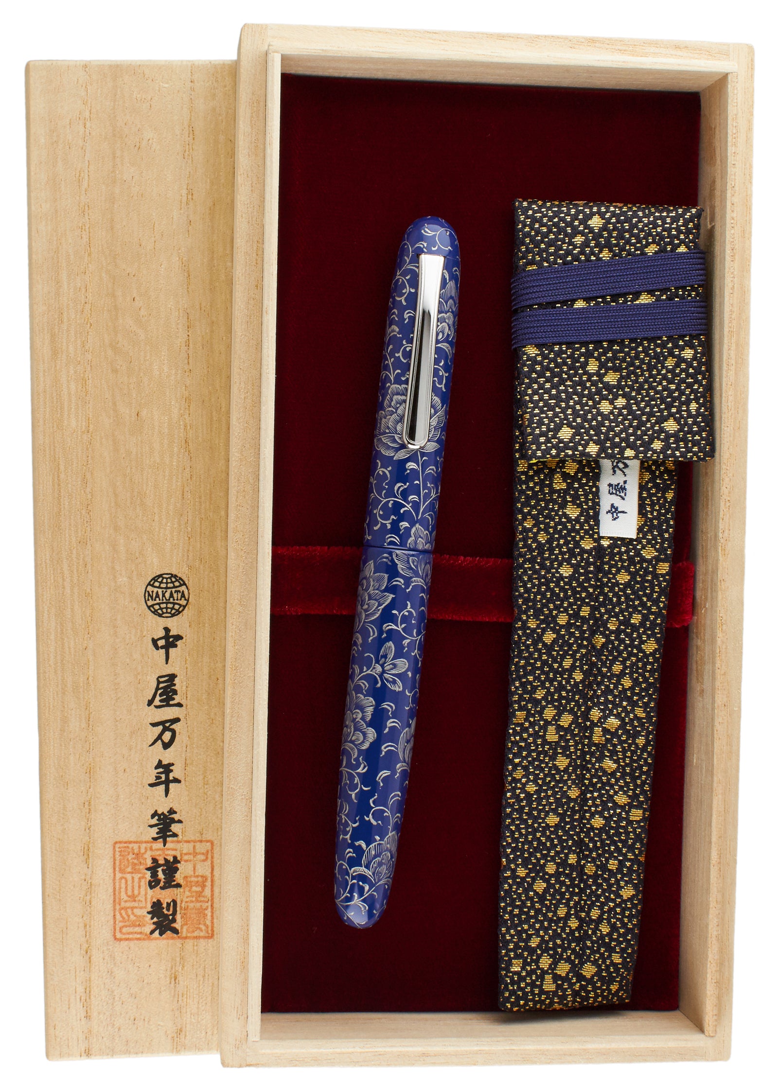 Nakaya Portable Writer Housoge Kikyo Platinum - nibs.com