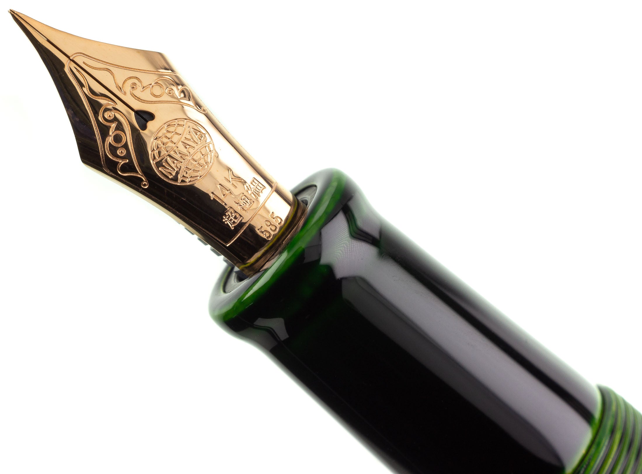 Nakaya Dorsal Fin Version 1 Midori-tamenuri - nibs.com