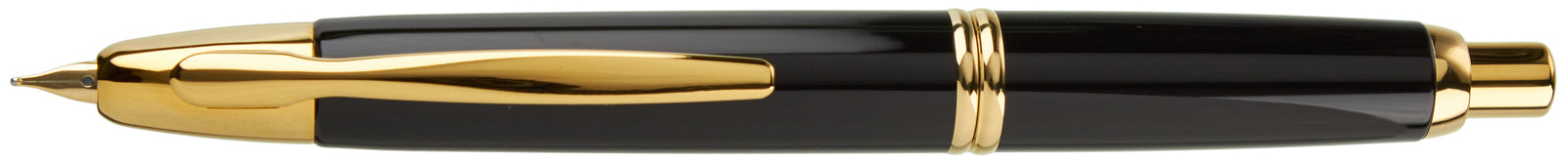 Pilot Vanishing Point Black Gold - nibs.com
