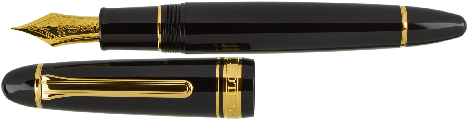Sailor King of Pen Black ST Gold - nibs.com