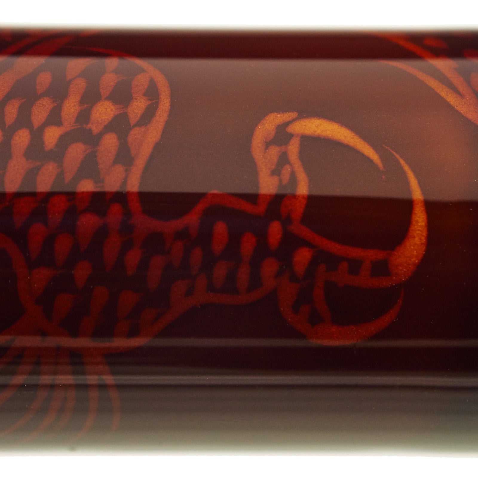 Nakaya 17mm Portable Cigar Ascending Dragon Heki-tamenuri - nibs.com