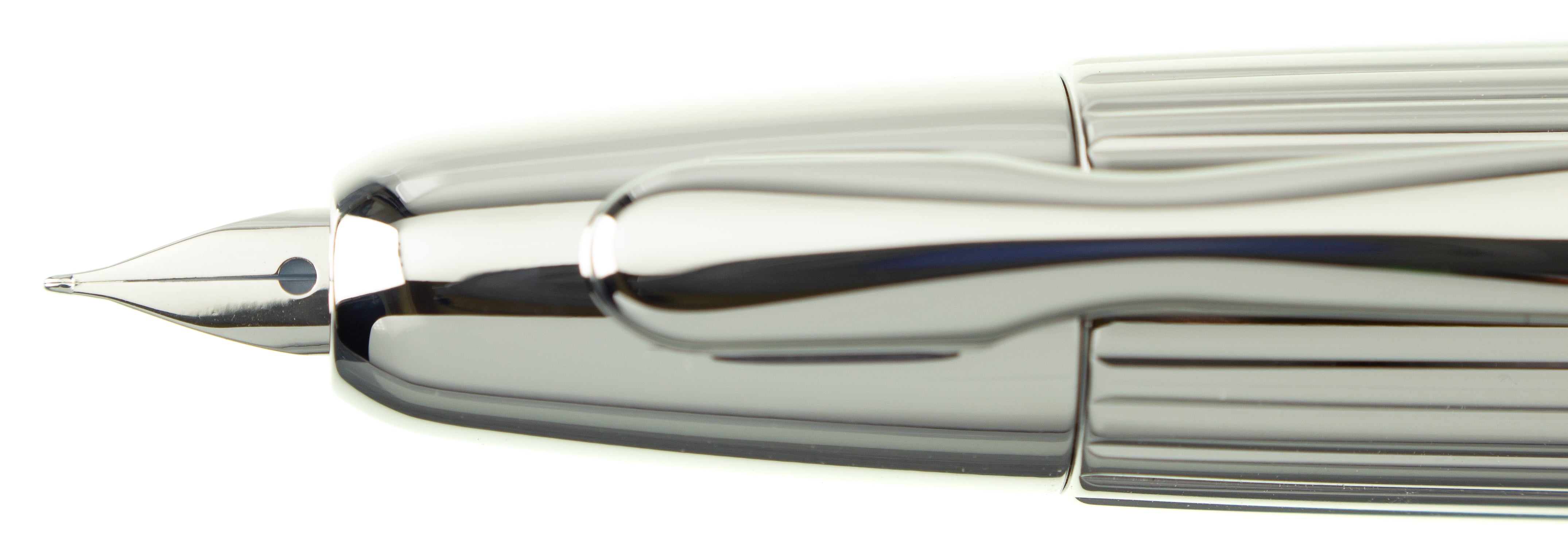 Pilot Vanishing Point Silver Stripes - nibs.com