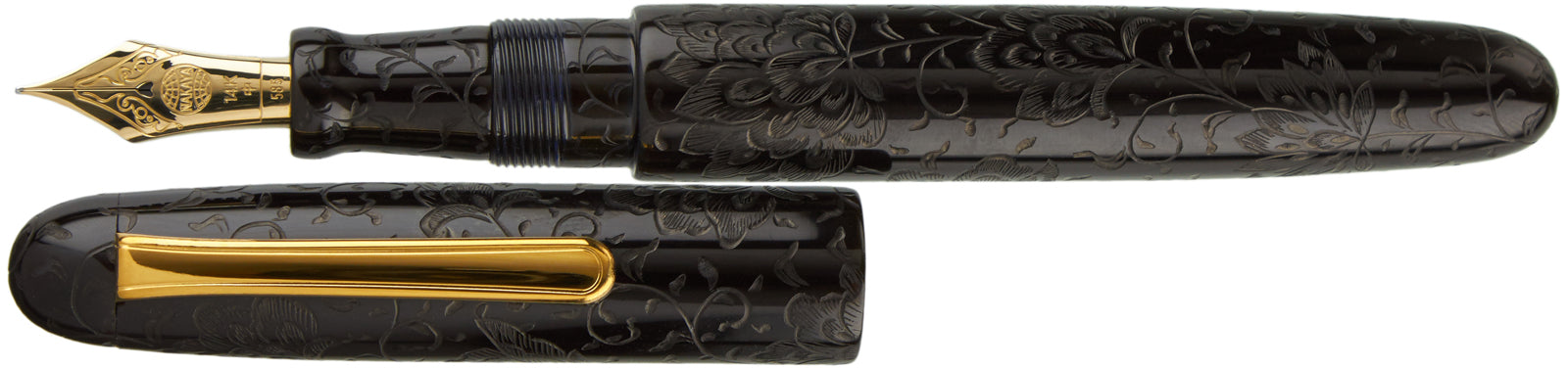 Nakaya Portable Writer Housoge Kikyo Charcoal - nibs.com