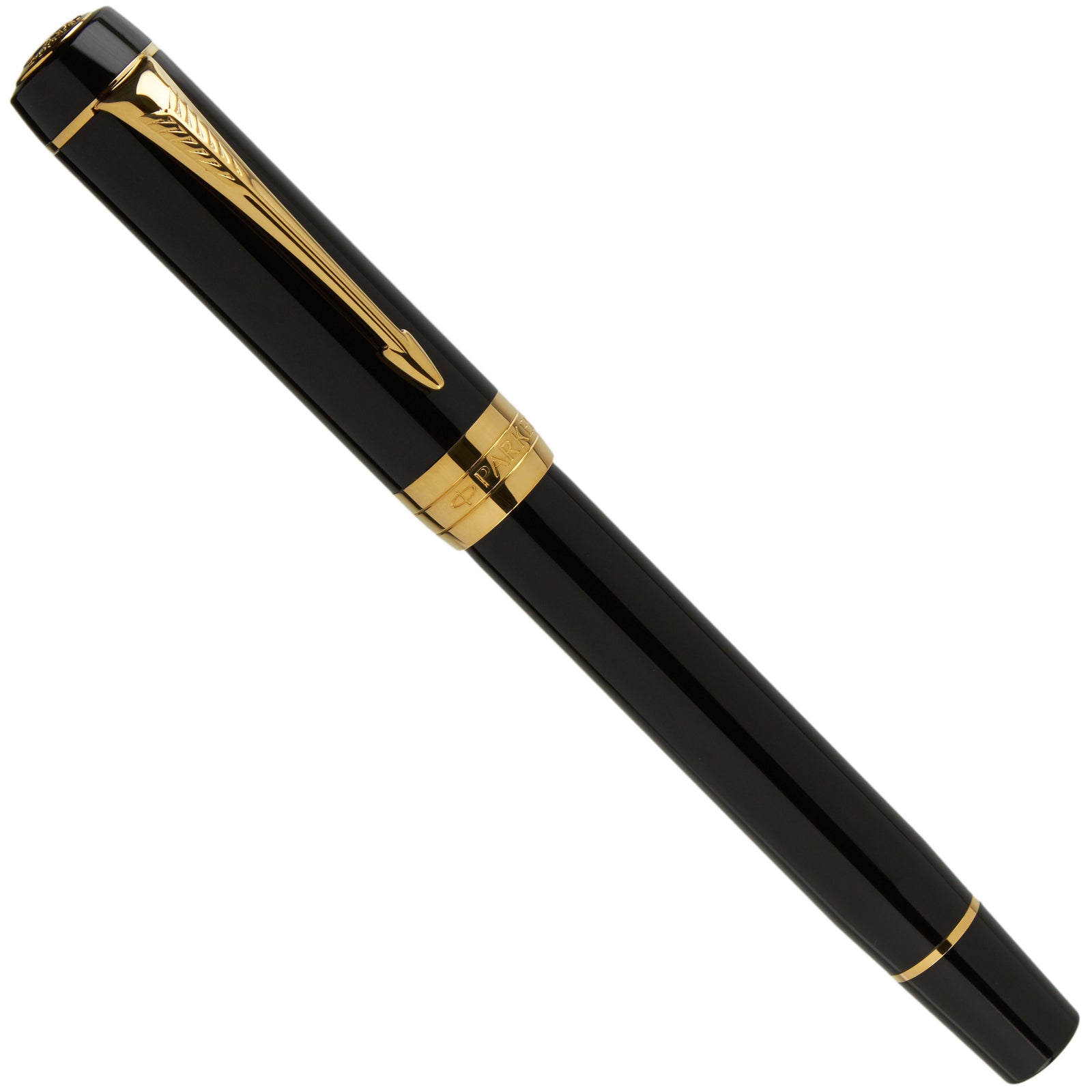 Parker Duofold International Classic Black Gold Trim - nibs.com