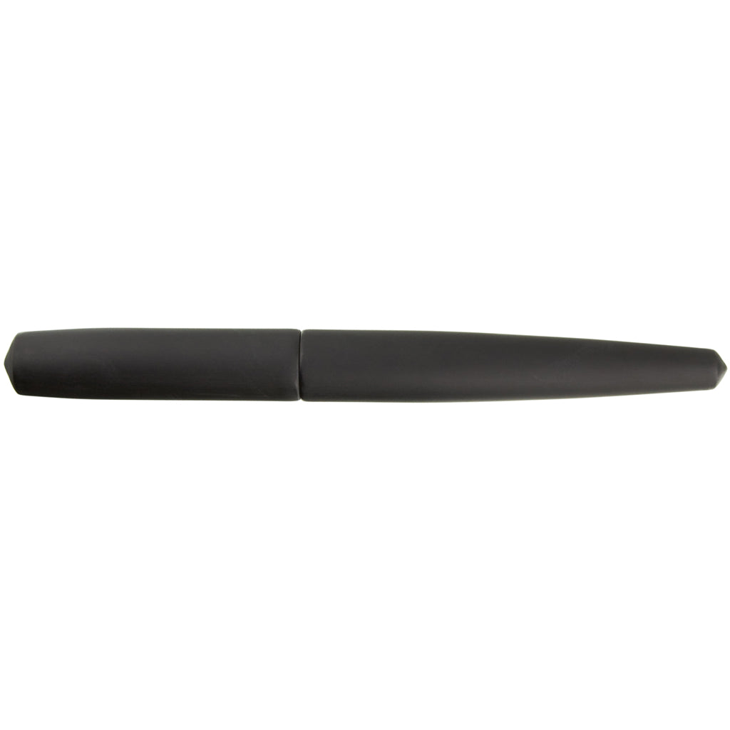 Nakaya Naka-ai Cigar Ballpen Matte Black Chrome - nibs.com