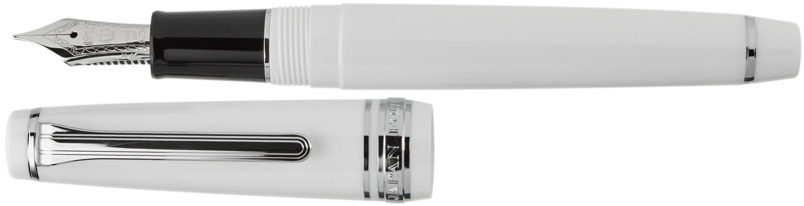 Sailor Pro Gear Slim White Silver - nibs.com