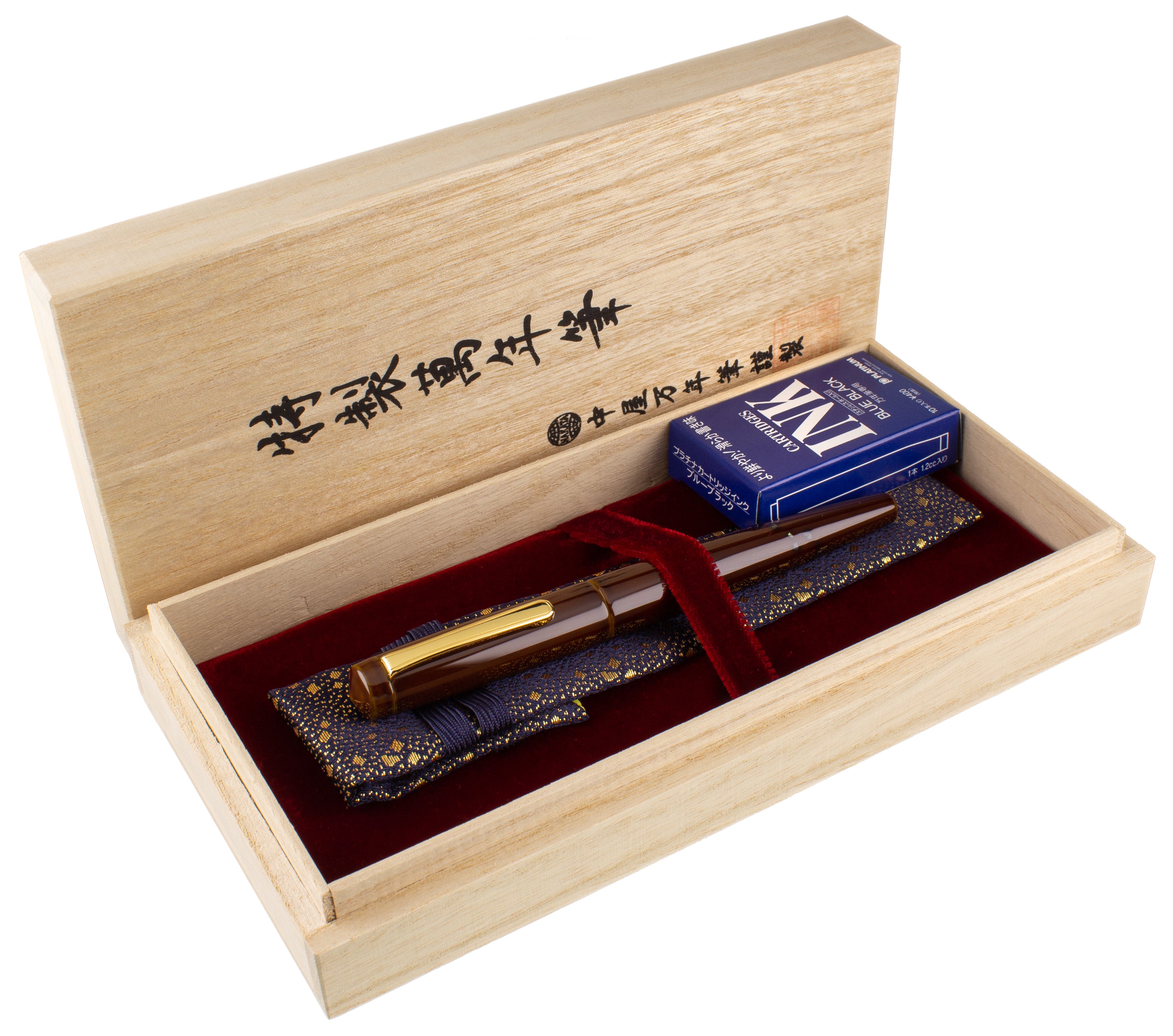 Nakaya Naka-ai Writer Blue Rose with Raden - nibs.com