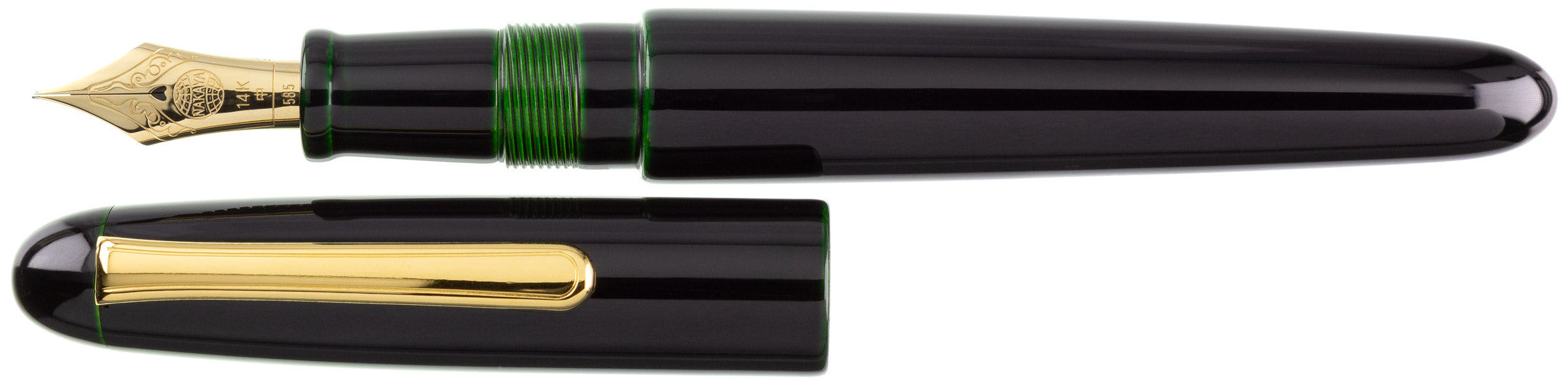 Nakaya Portable Writer Midori-tamenuri - nibs.com