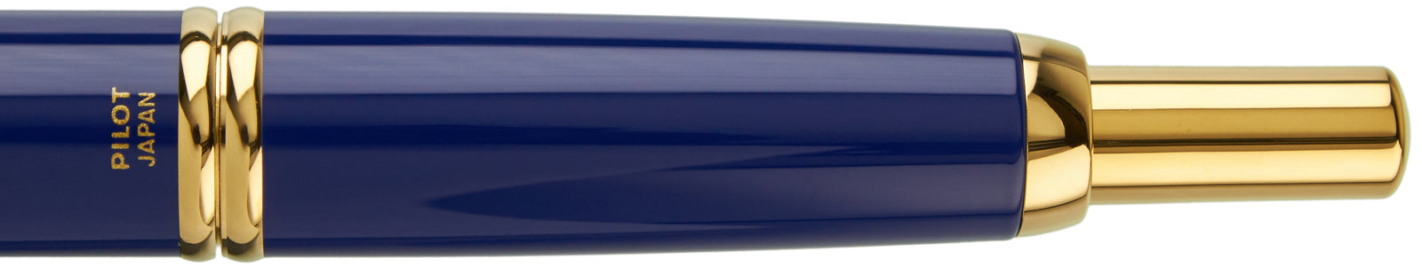 Pilot Vanishing Point Blue Gold - nibs.com