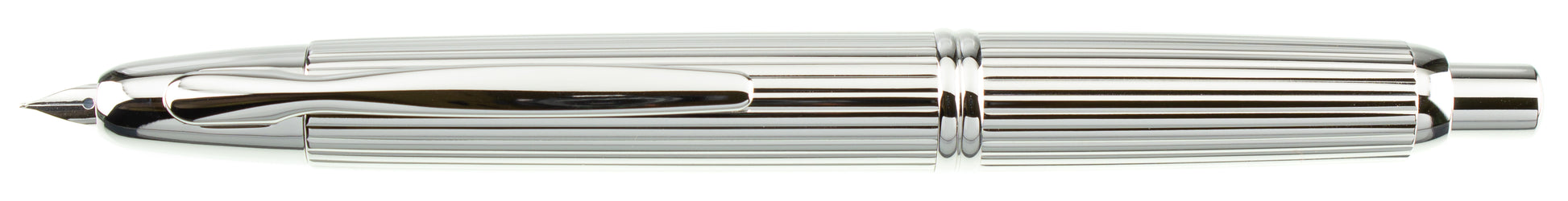 Pilot Vanishing Point Silver Stripes - nibs.com