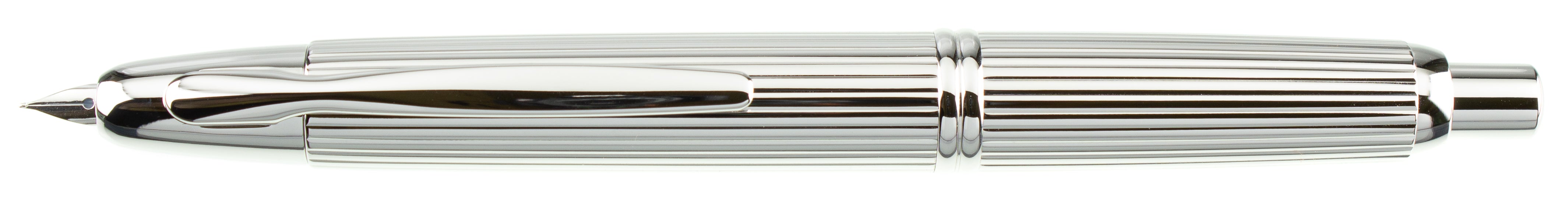 Pilot Vanishing Point Silver Stripes - nibs.com